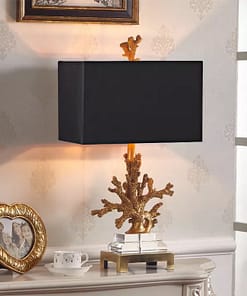 Gold Coral Table Lamp